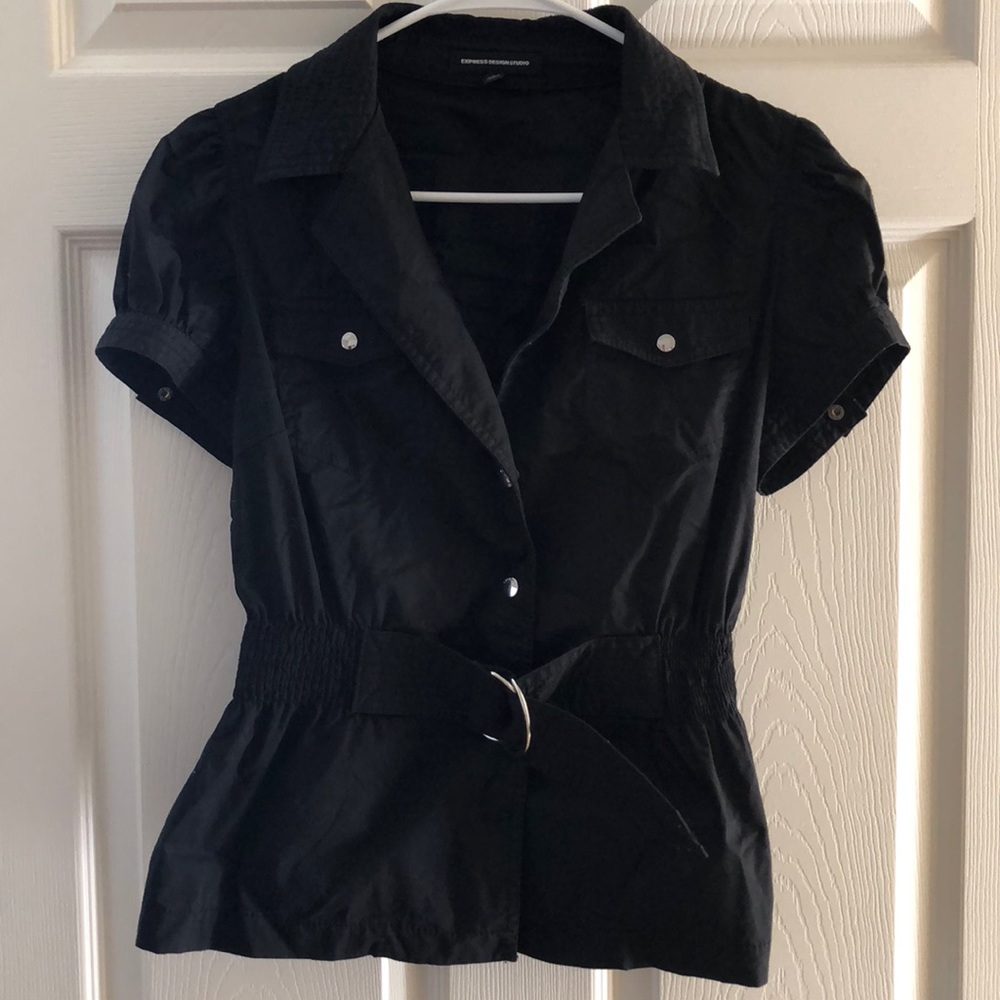 Express dress top- black